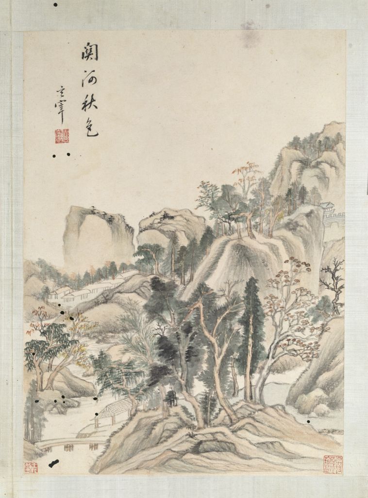 图片[6]-Dong Qichang’s Antique Landscape Album-China Archive